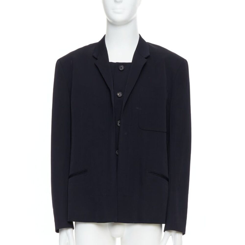 Yohji Yamamoto Wool Deconstructed Blazer